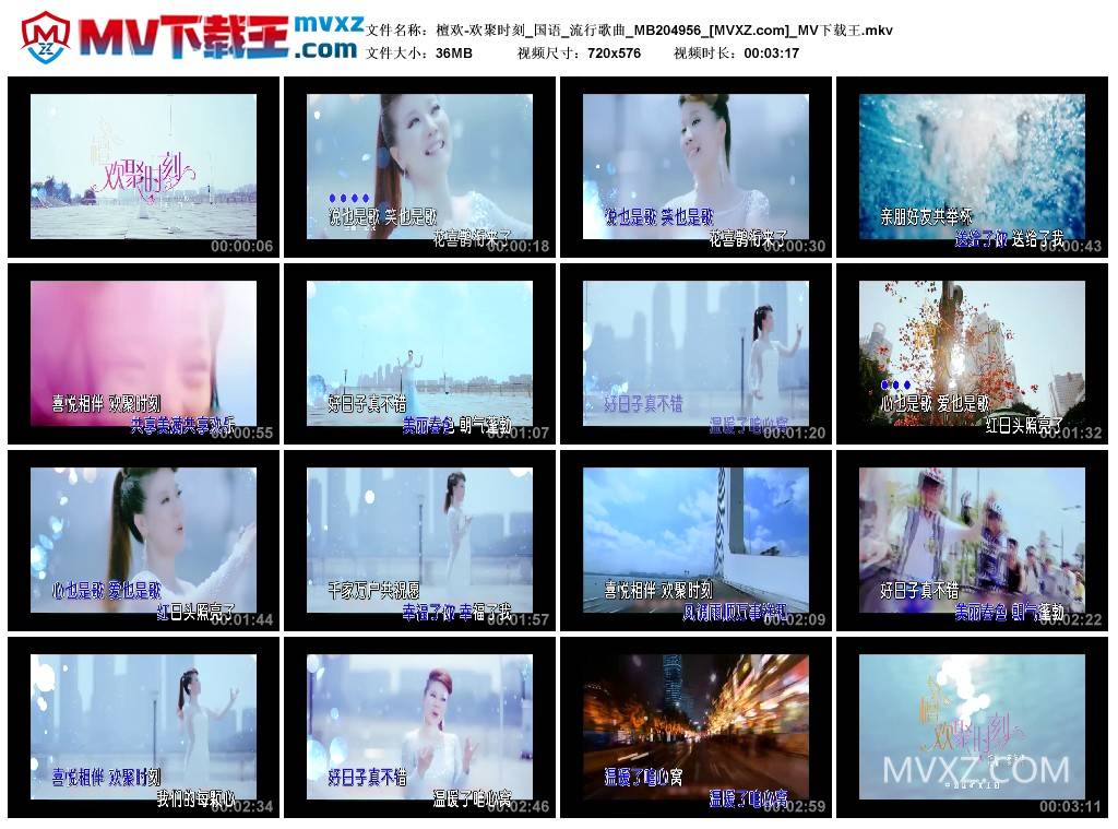 檀欢-欢聚时刻_国语_流行歌曲_MB204956